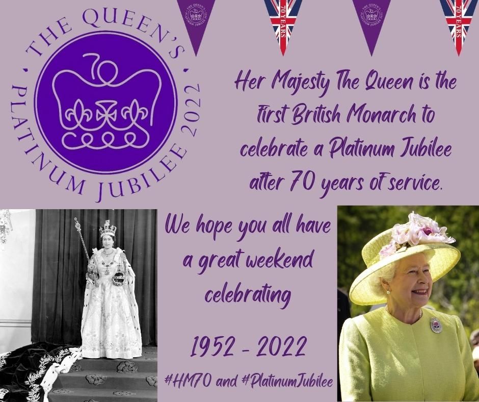 #HM70 and #PlatinumJubilee

We are now closed until Monday 6th June.